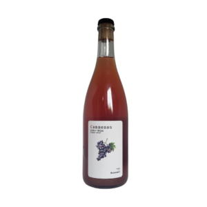 Een fles boerenerf Eylenbosch, canonneau. Een cider-wijnhybride