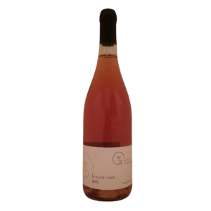 Een fles Rosé wijn van Tomas Rezny met de André druif van het jaar 2022